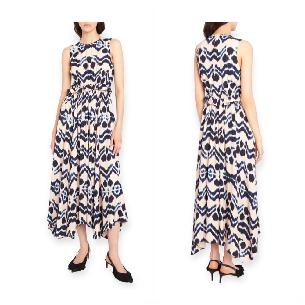 ULLA JOHNSON Evita Dress in Nimbus , Size 2, New with tag